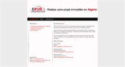 Desktop Screenshot of opur-construction.com