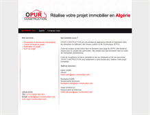 Tablet Screenshot of opur-construction.com